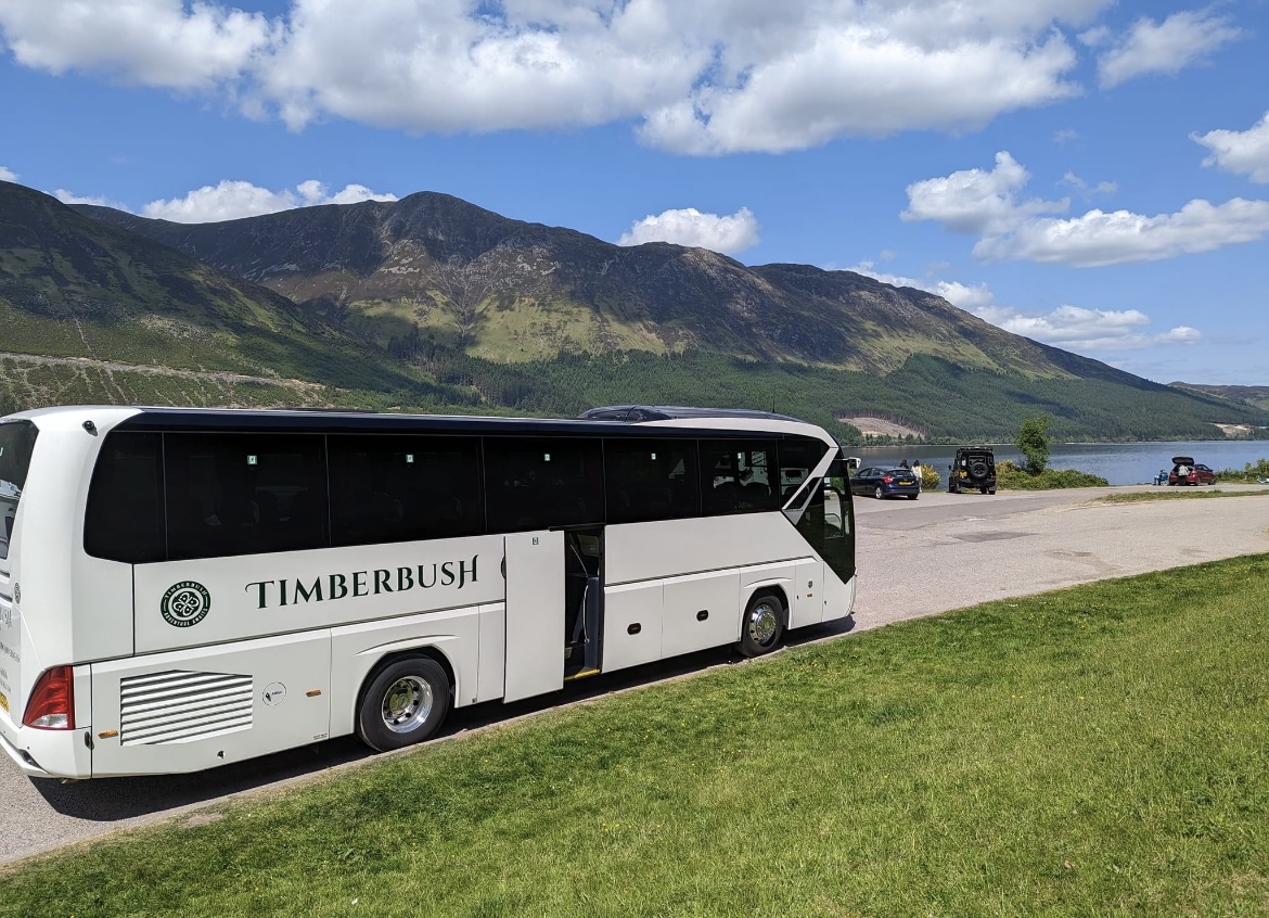 Timberbush Coach on Loch Shore