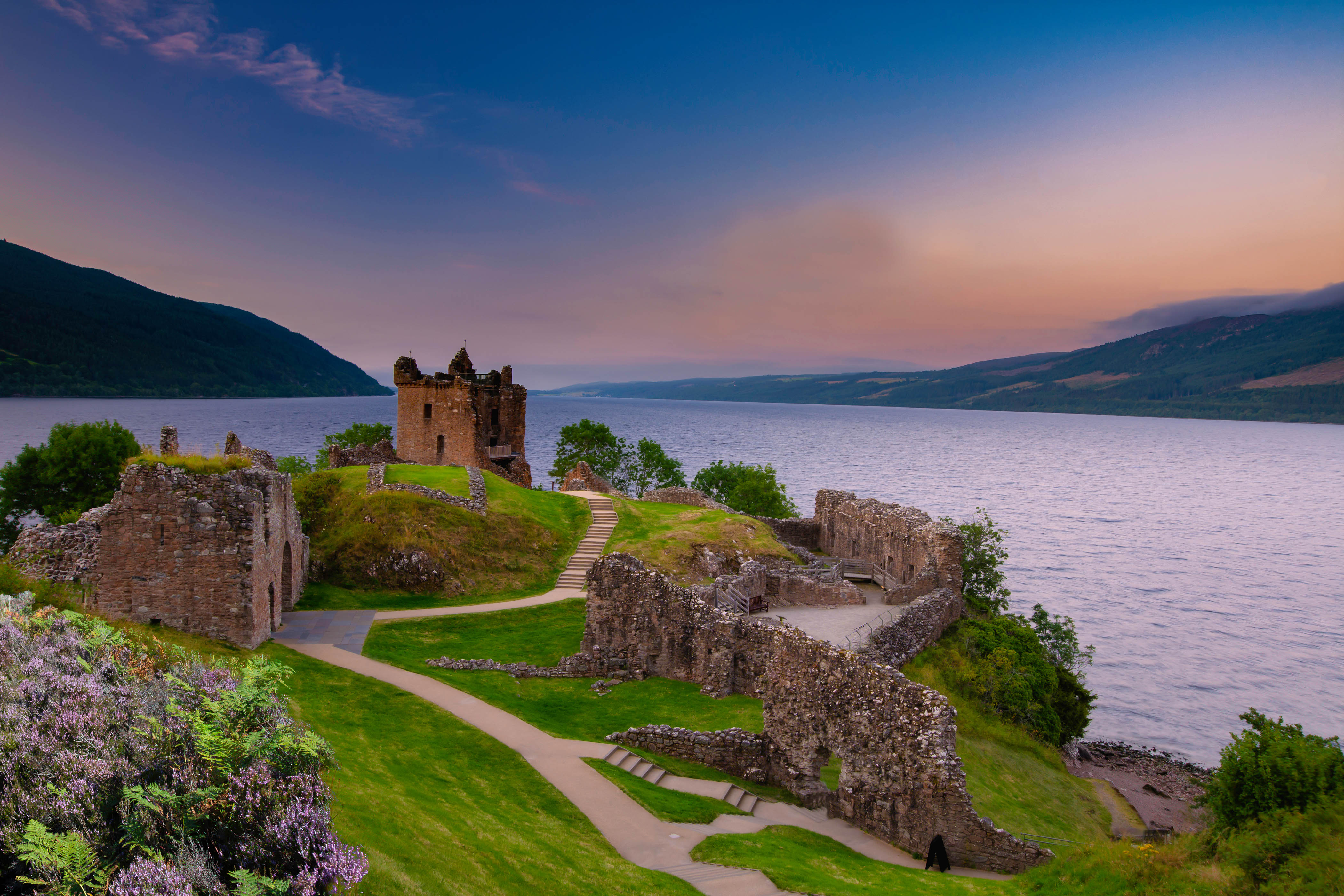 Urquhart Castle and Loch Ness