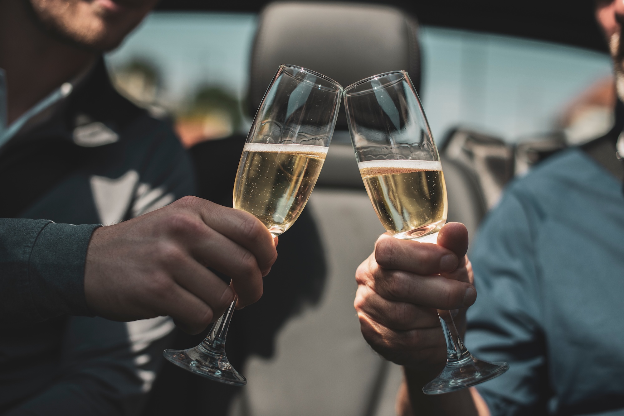 Toast champagne